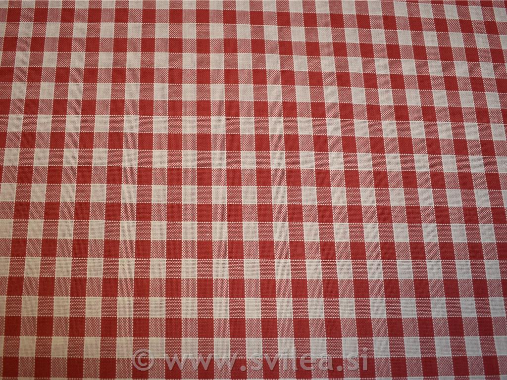 Blago za prte - rdeči in beli karo