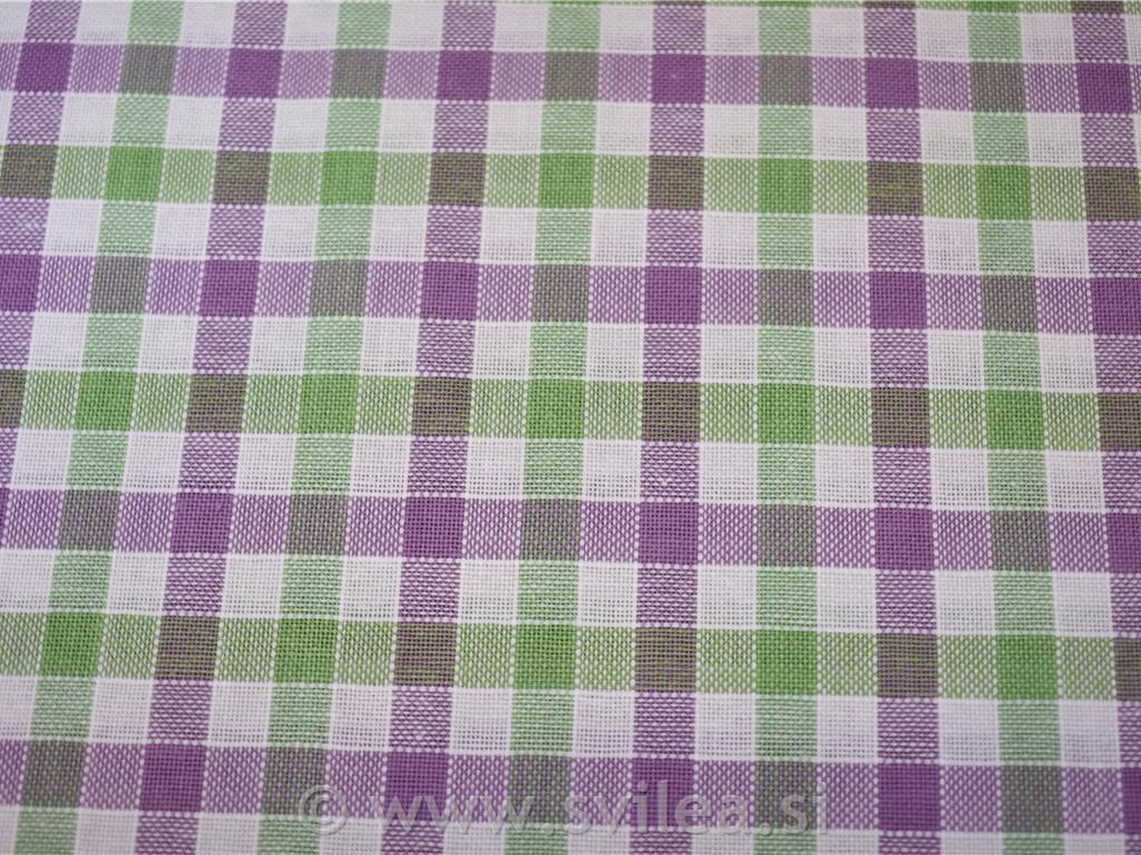 Blago za prte - zeleni, viola in bel karo