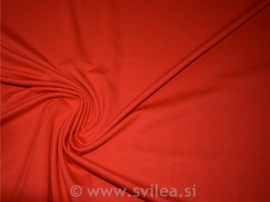 Viskozni jersey - rdeč