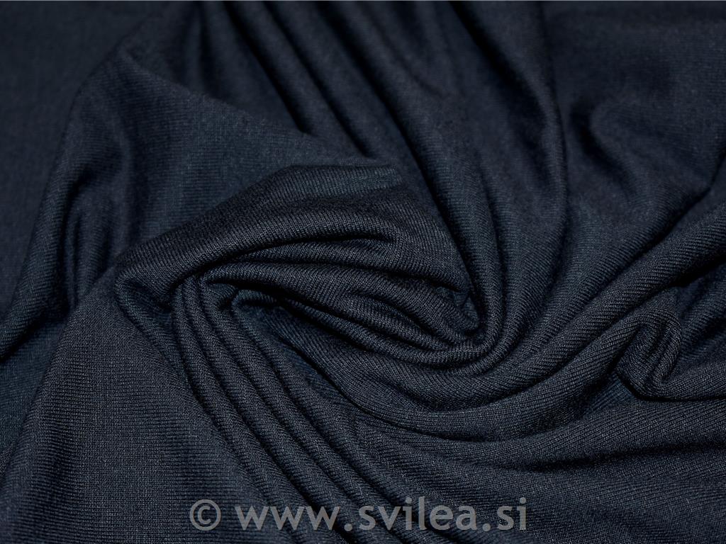 Viskozni jersey - temno modre barve