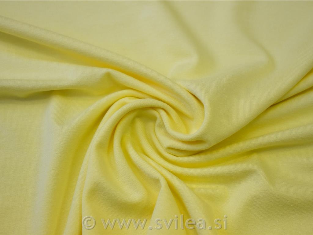 Viskozni jersey - nežno rumen