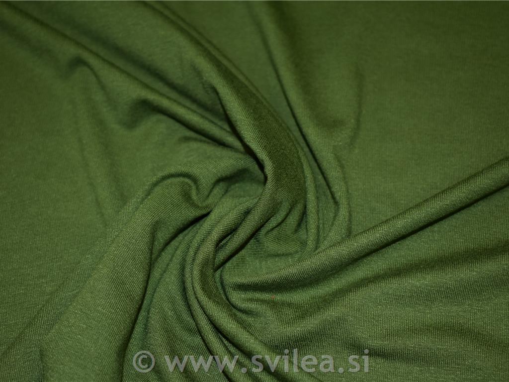Viskozni jersey - olivna