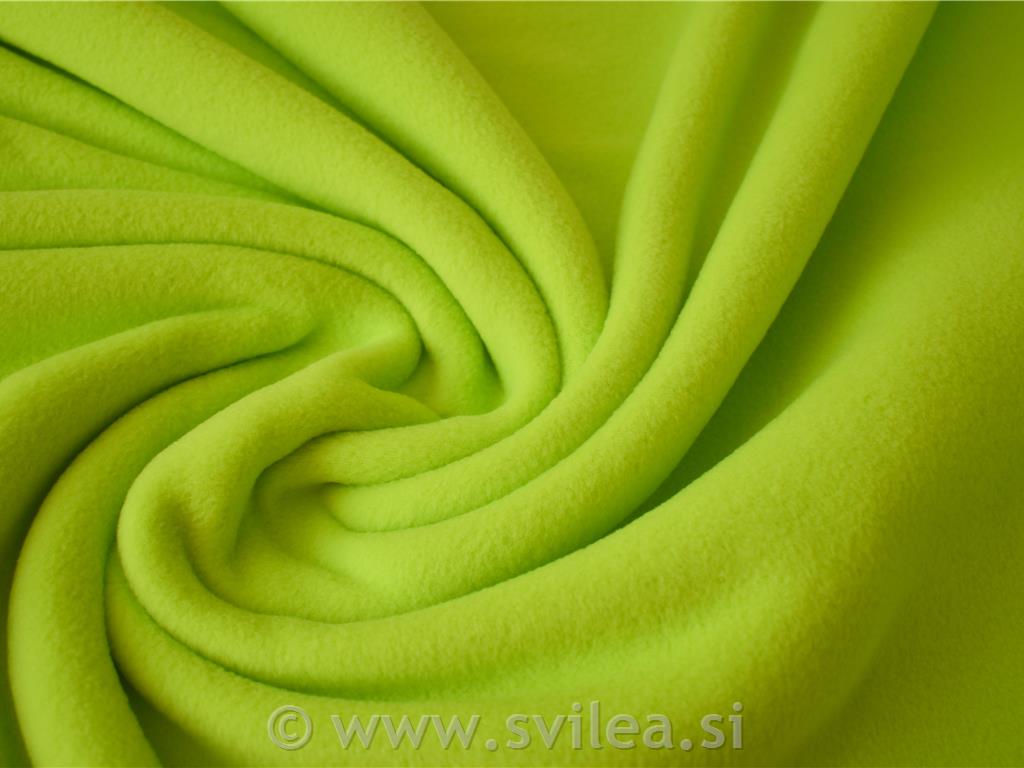 Termovelur flis - fluorescentno zelen