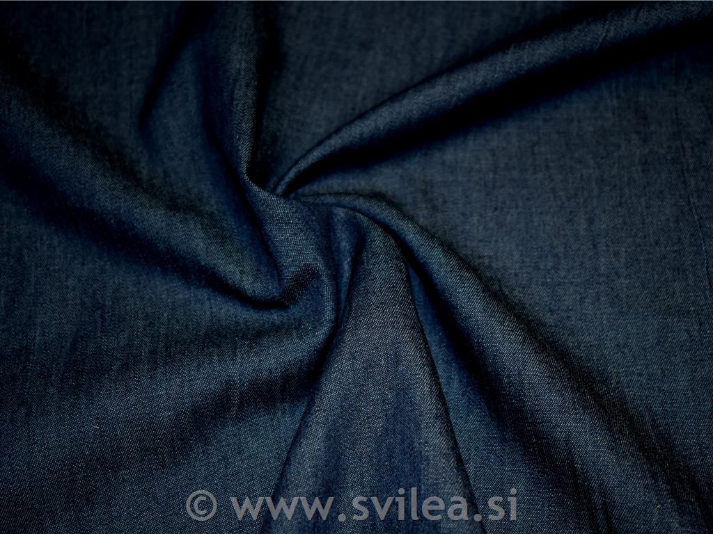 Jeans srajčni - temno moder