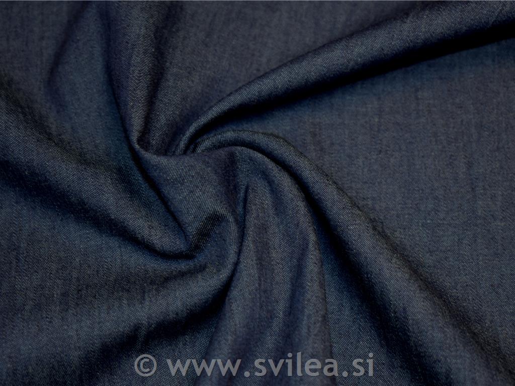 Jeans srajčni - temno moder indigo
