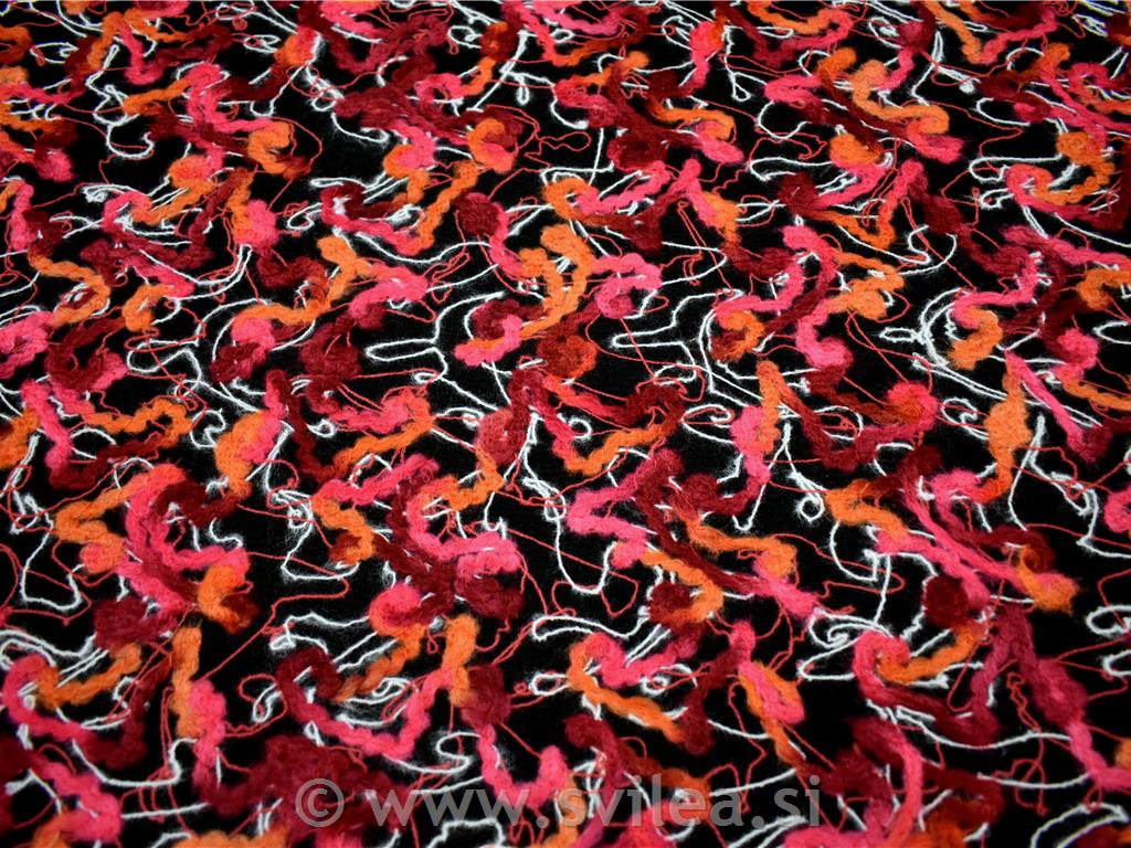 Pisane špage na črni