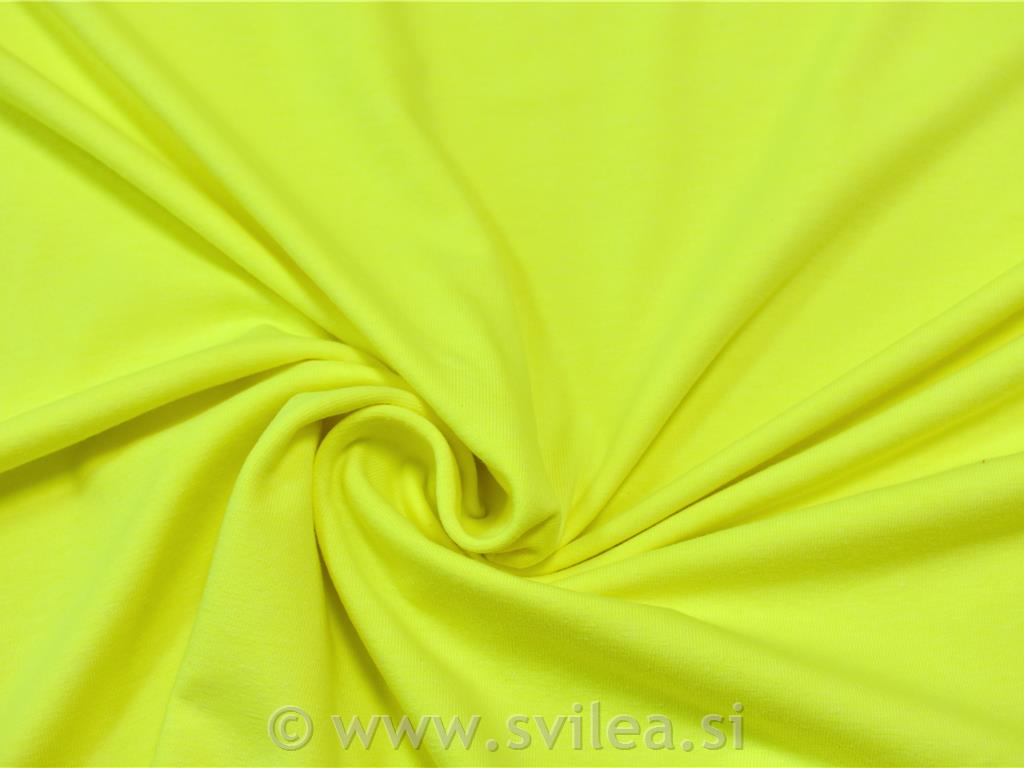 Bombažni jersey - NEON rumena