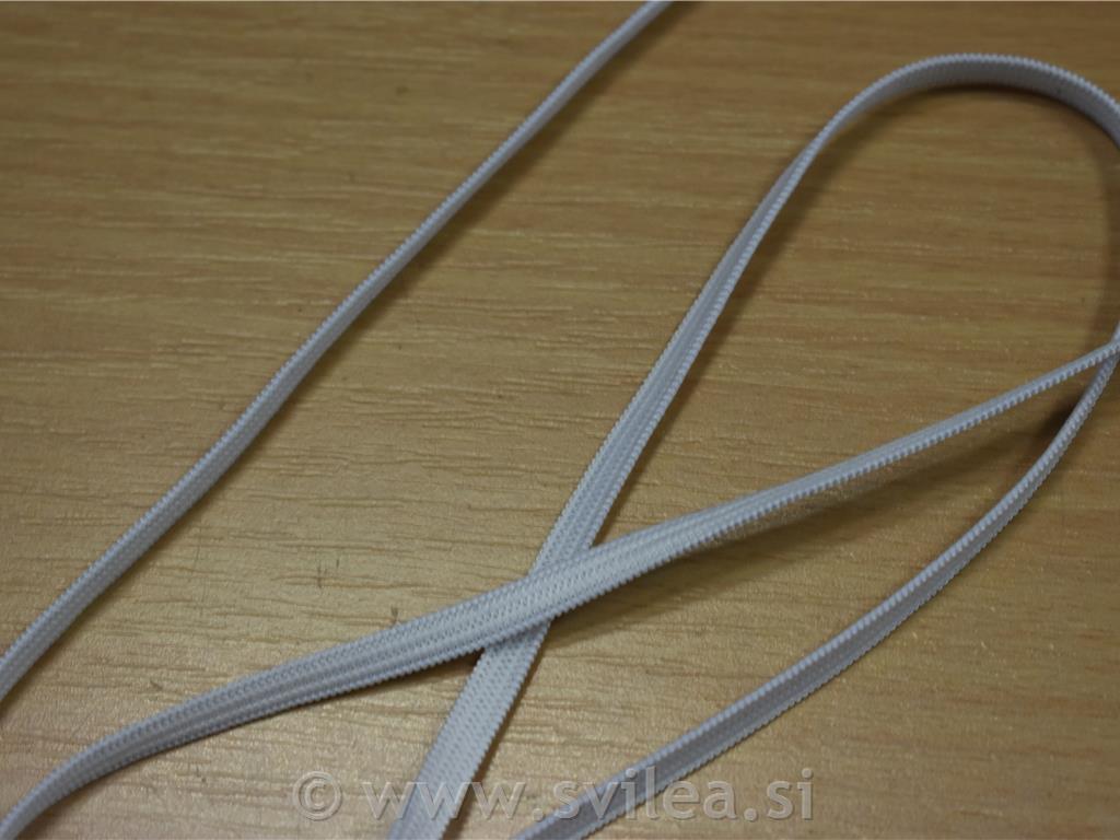Elastika 4 mm - bela