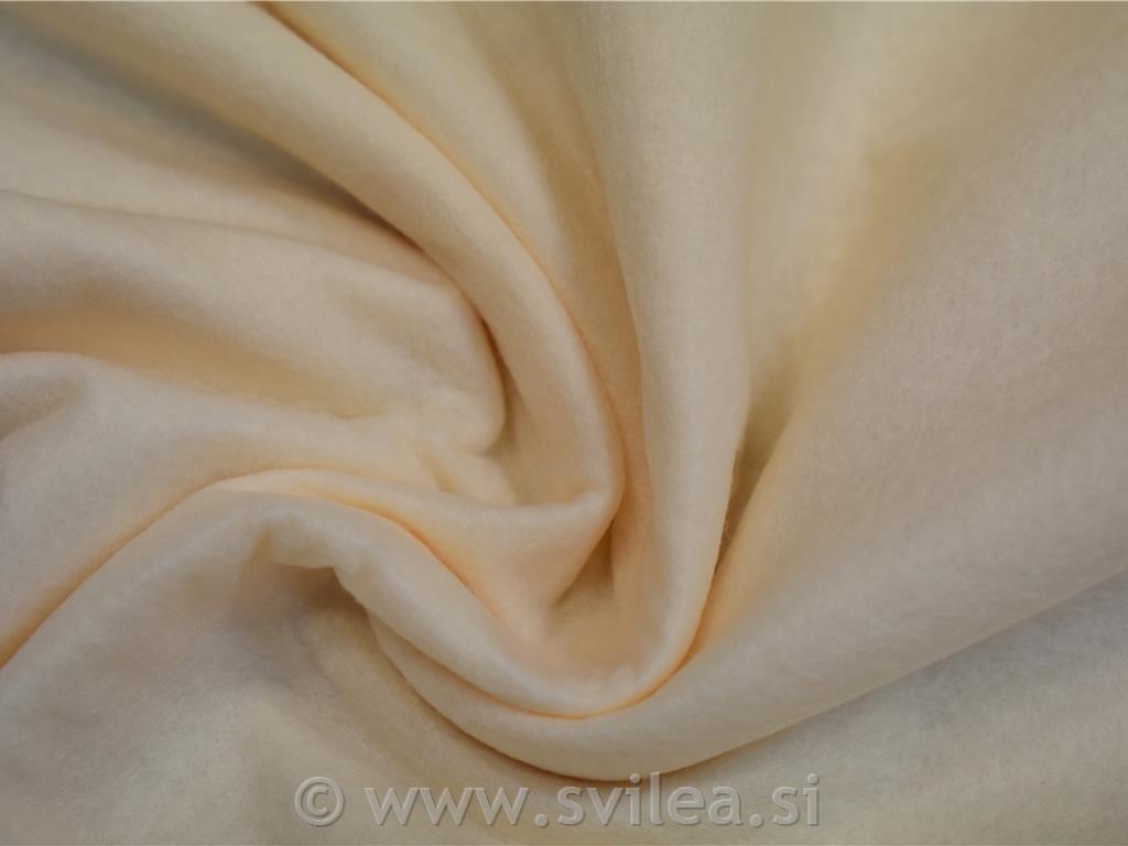 Filc 1 mm - smetana barve