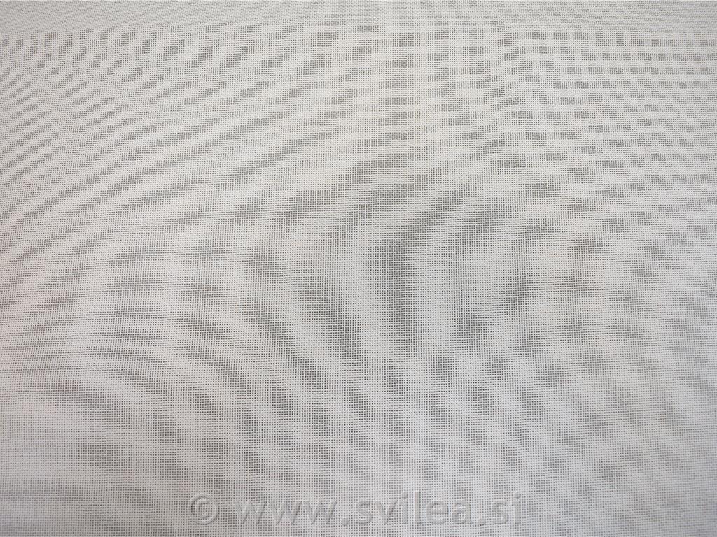 Tkanina za vezenje širine 150 cm - bela