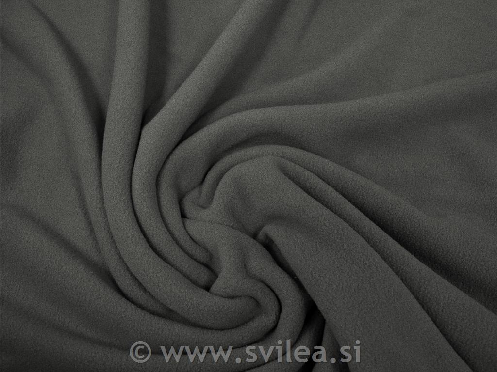 Termovelur flis - srednje siv