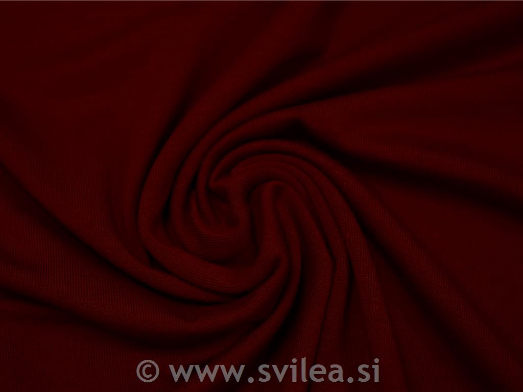 Viskozni jersey - bordo