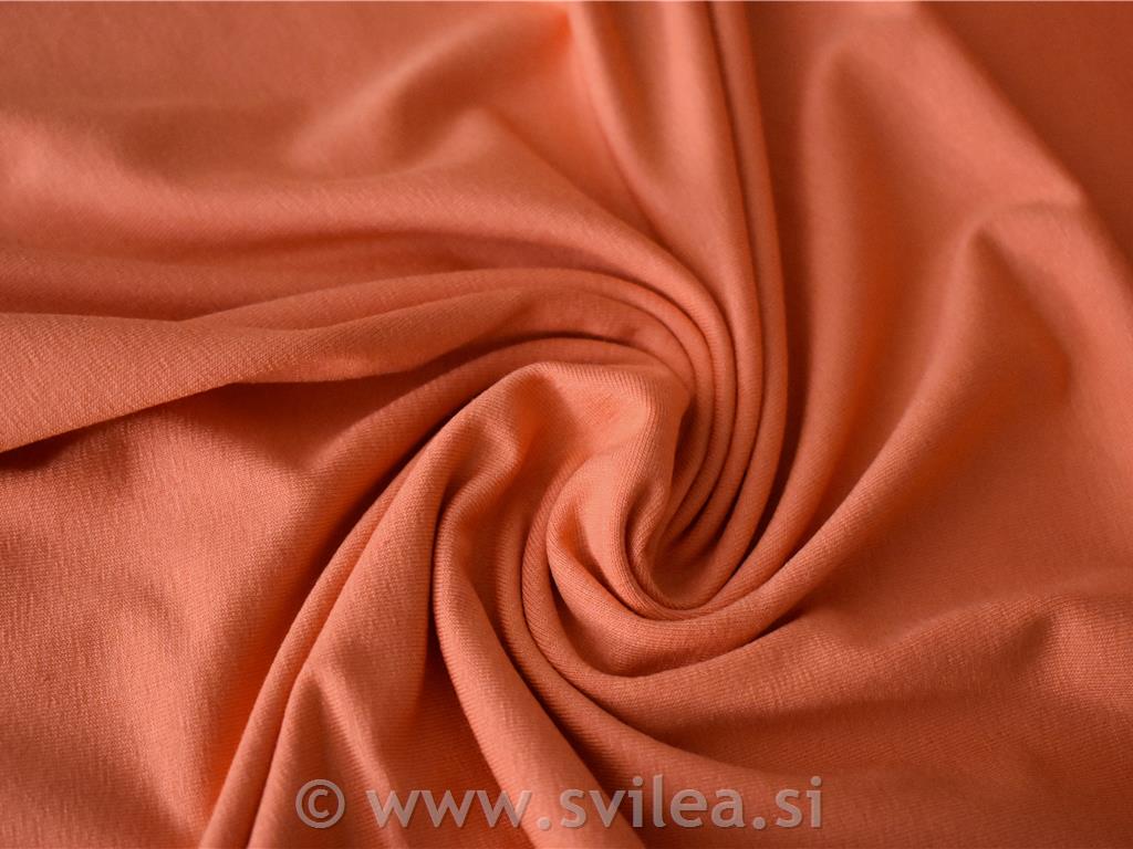 Viskozni jersey - oranžen