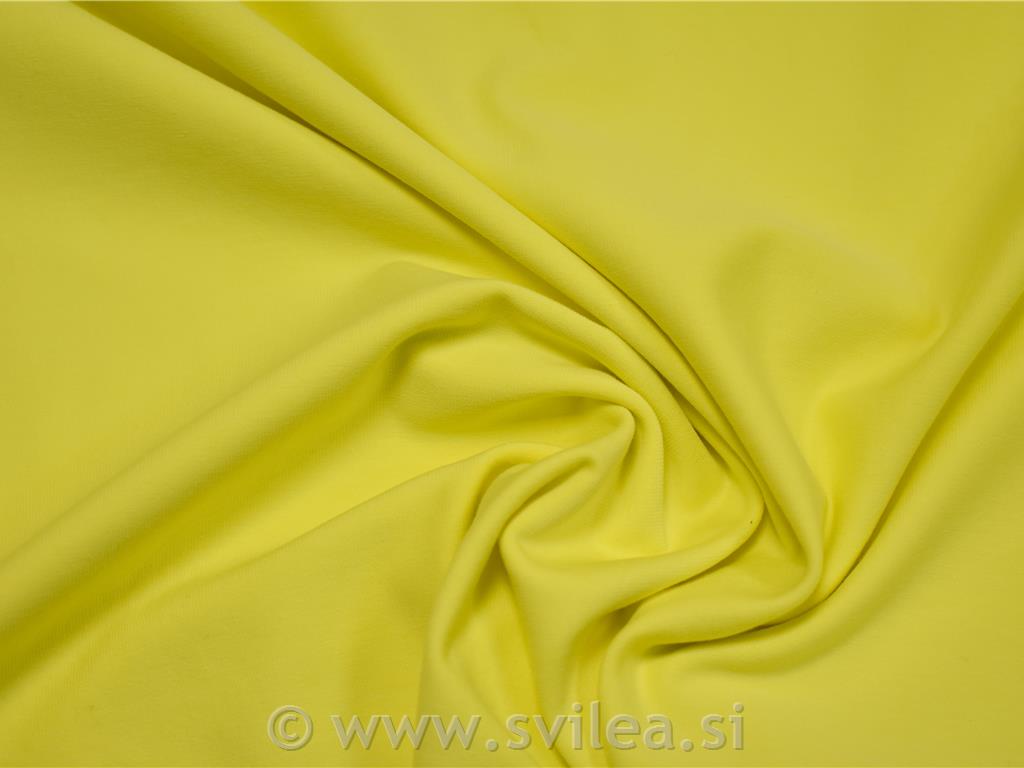 Bombažni jersey - limonino rumen