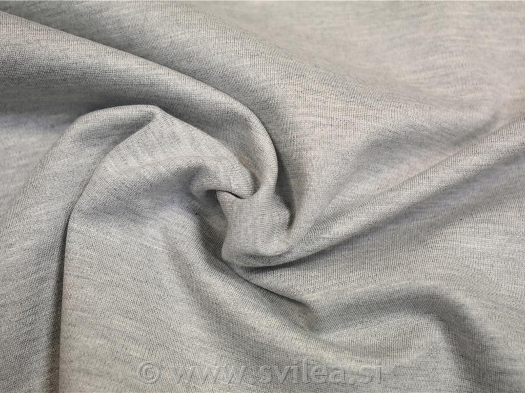 Viskozni jersey - svetlo siv melanž