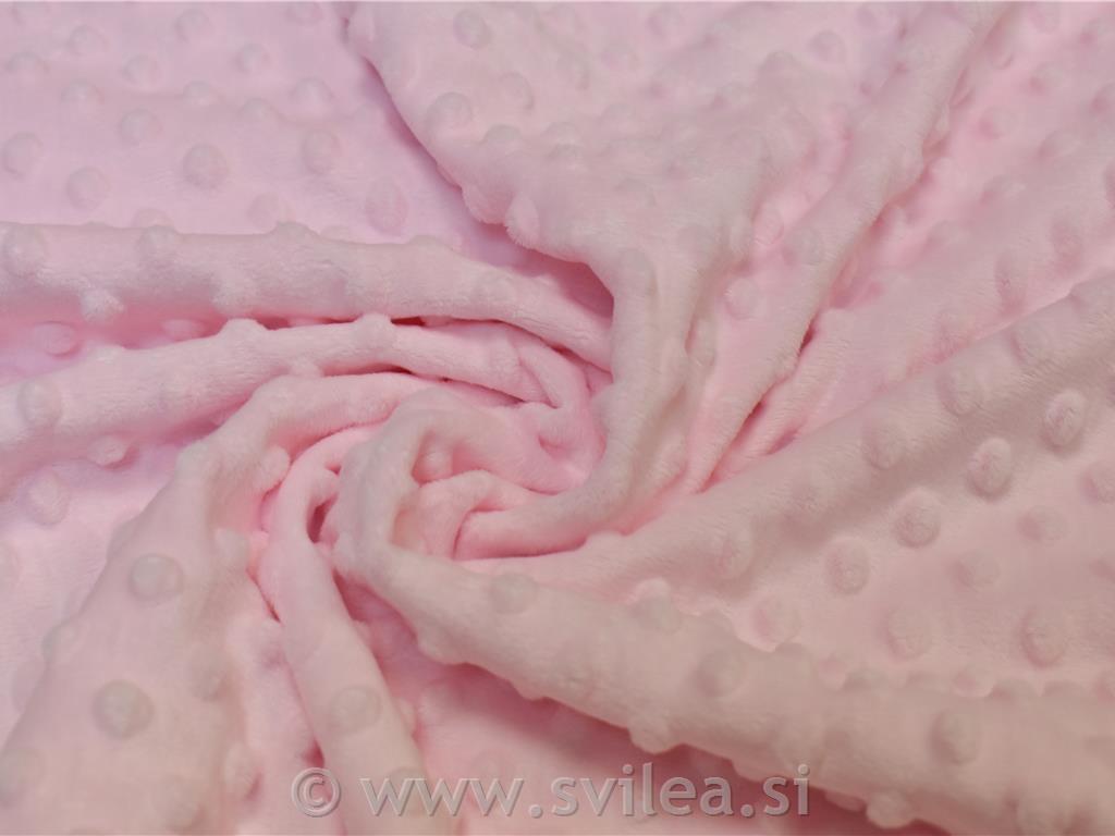 Minky - svetlo roza
