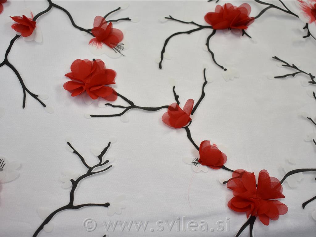 Organca - z rdečimi cvetovi