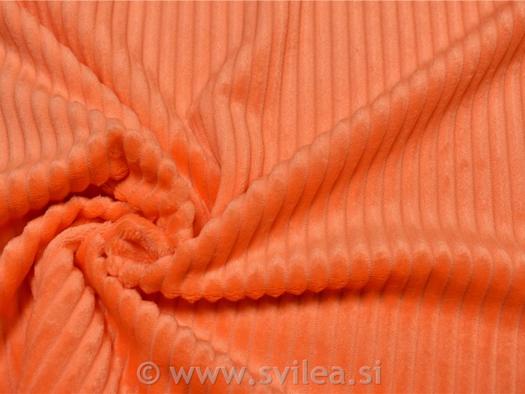 Flis - rebrast oranžen