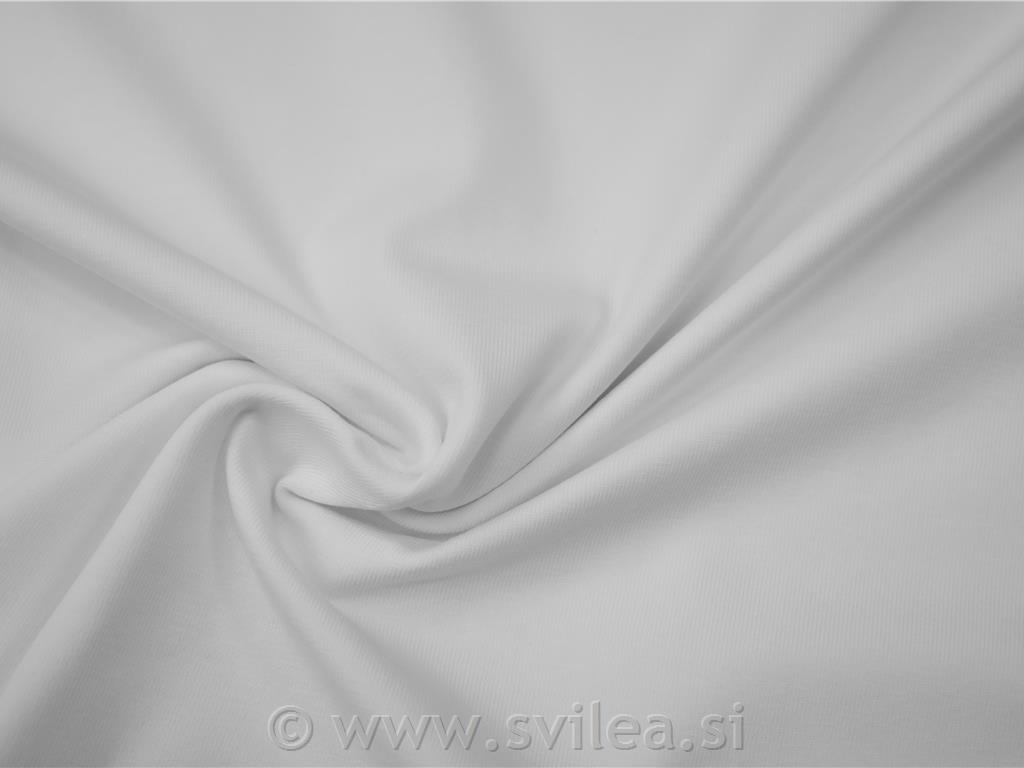 Bombažni jersey - bel