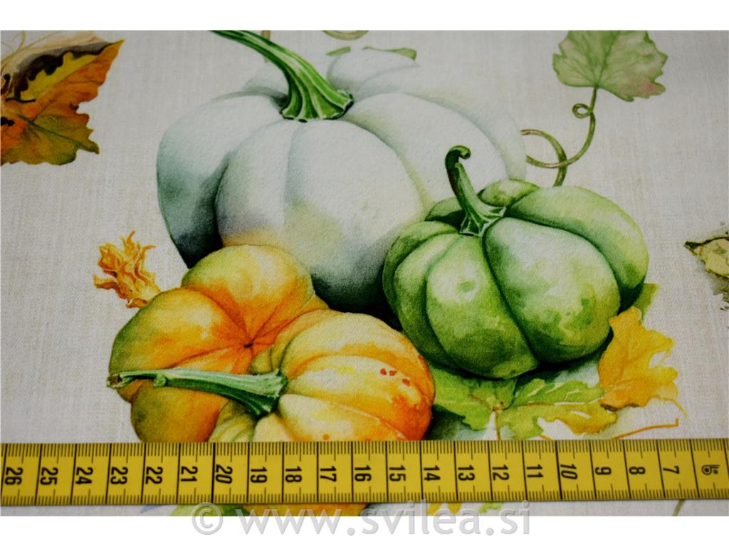 Dekorativa lažja - buče na smetana melanž osnovi