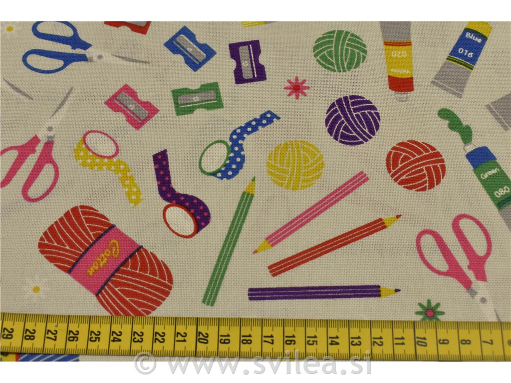 Dekorativno blago - ročno delo in hobi na smetana osnovi