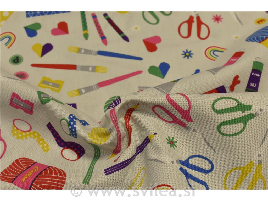 Dekorativno blago - ročno delo in hobi na smetana osnovi