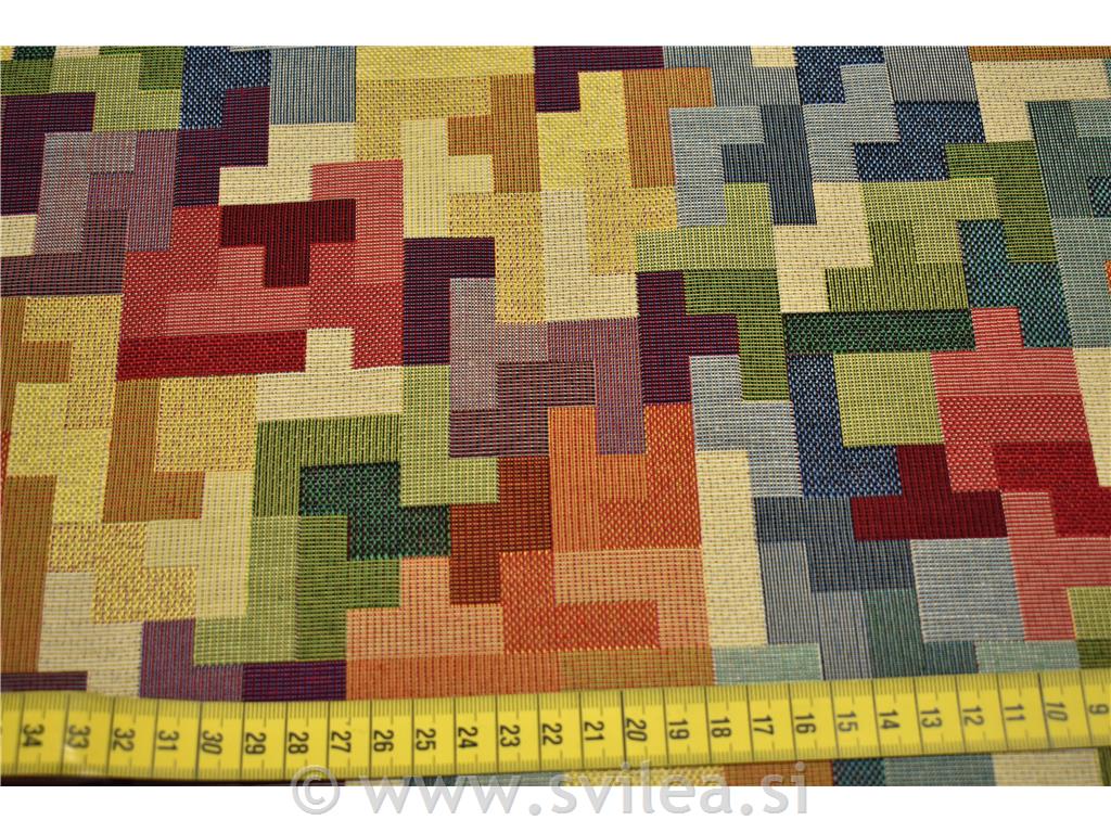 Blago za stole - barvasta grafična tetris igra