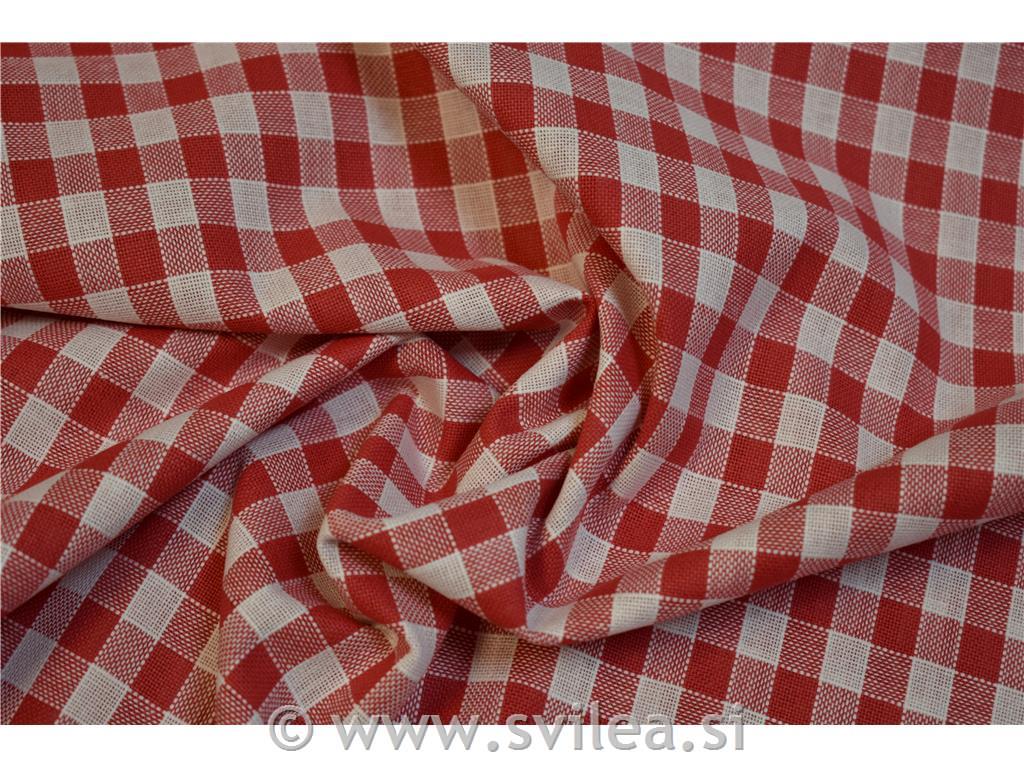 Blago za prte - rdeči in beli karo
