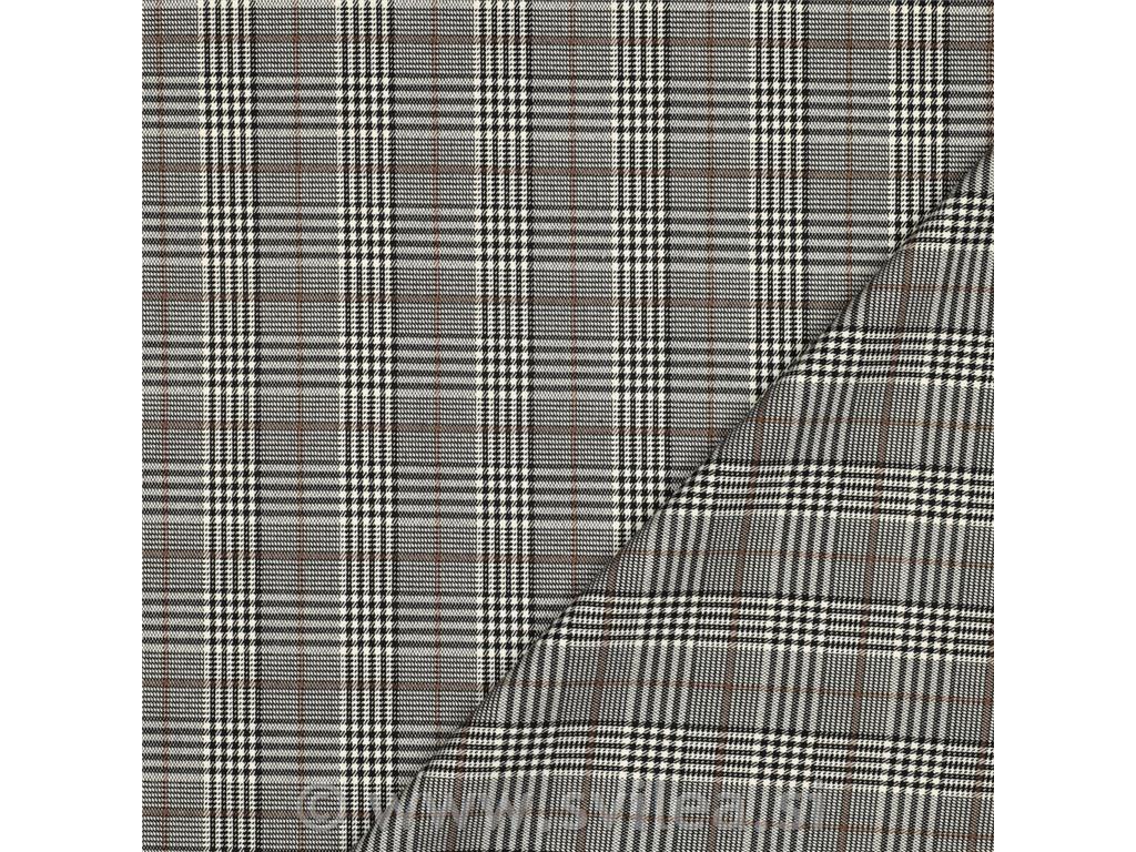 Karo - beige-rjav-črn