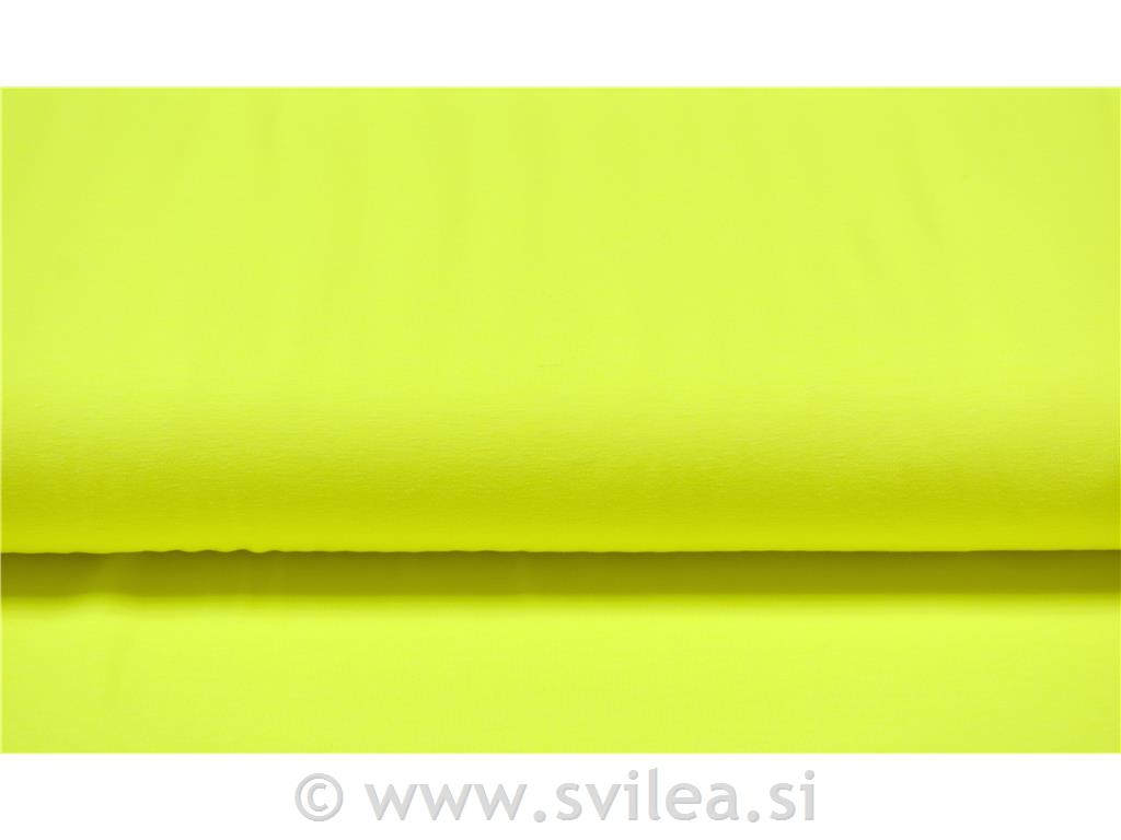 Bombažni jersey - NEON rumena
