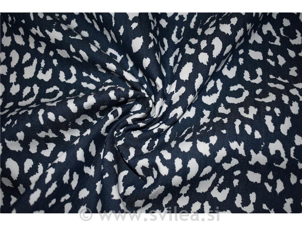 Jeans tiskani - bele packe na modrem