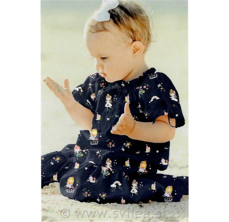 Poplin - princeskin vrt na beli