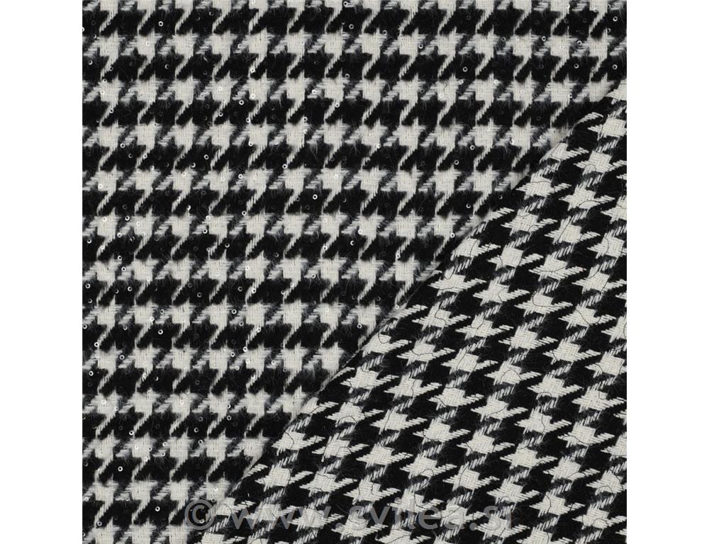 Pepita - črnobela