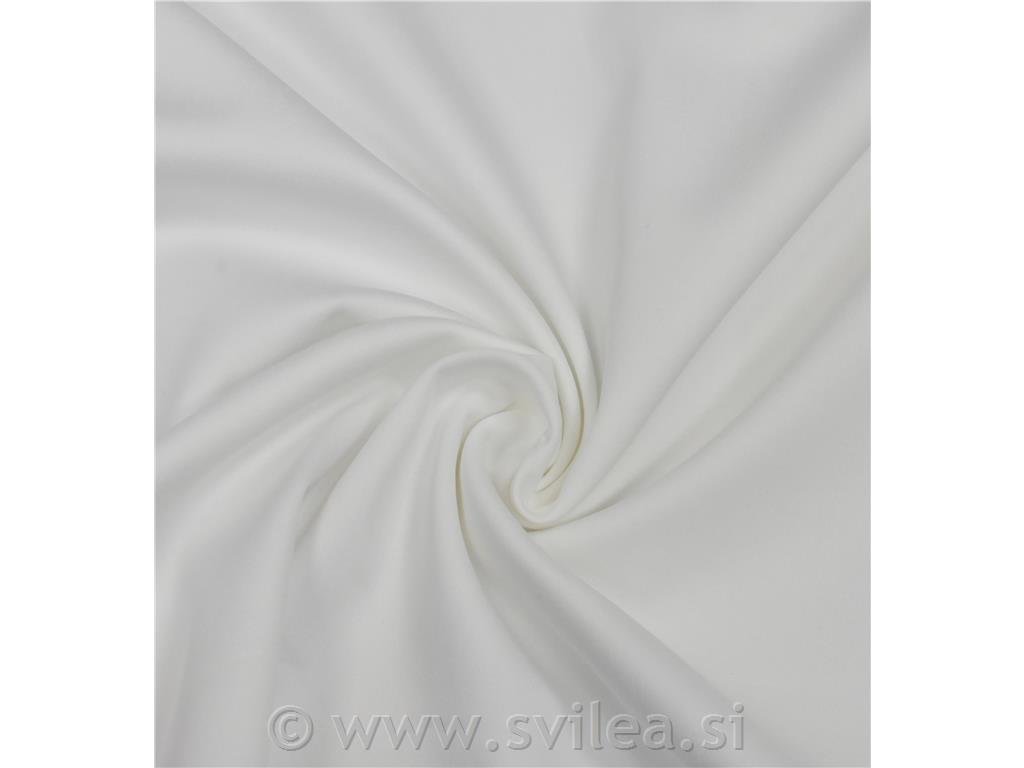 Satiniran bombaž z elastanom - bel