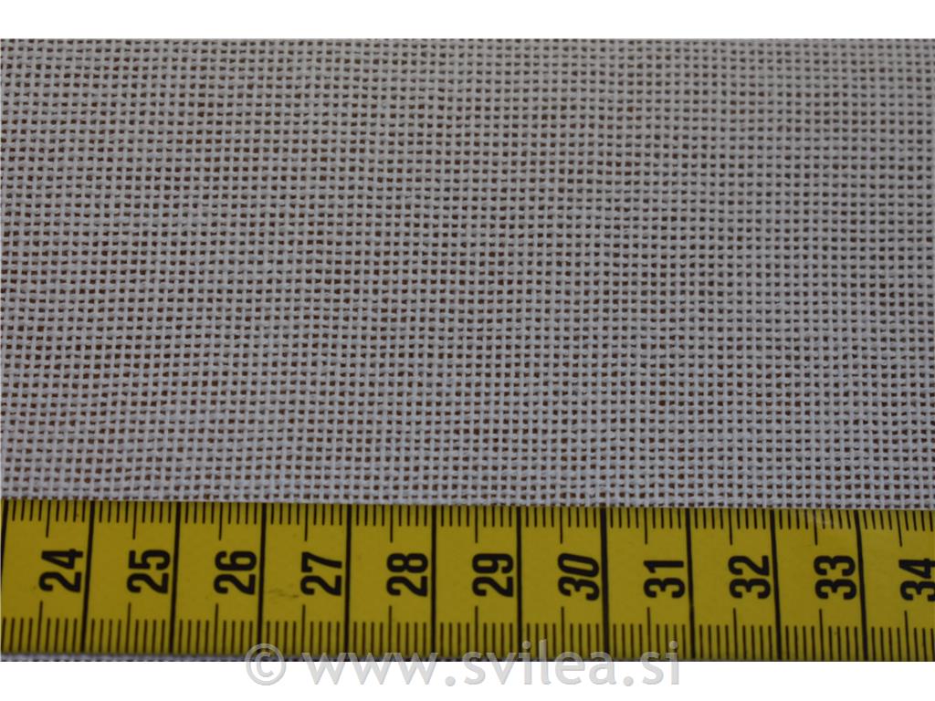 Tkanina za vezenje širine 150 cm - bela