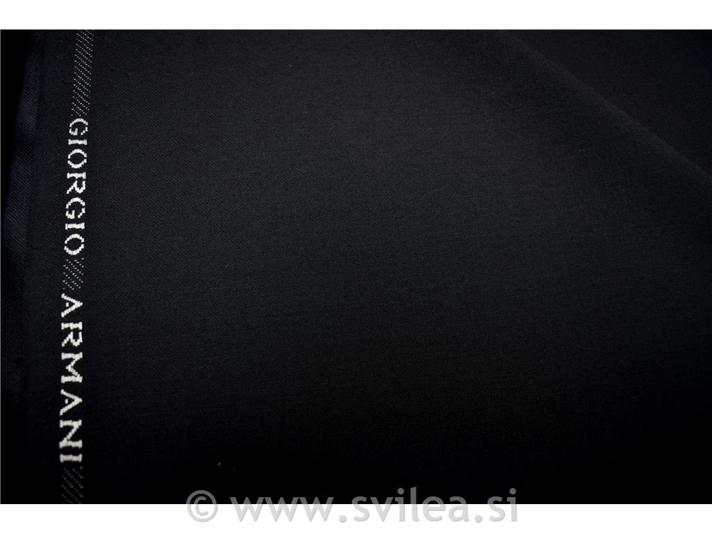 Blago volneno armani - temno sivo