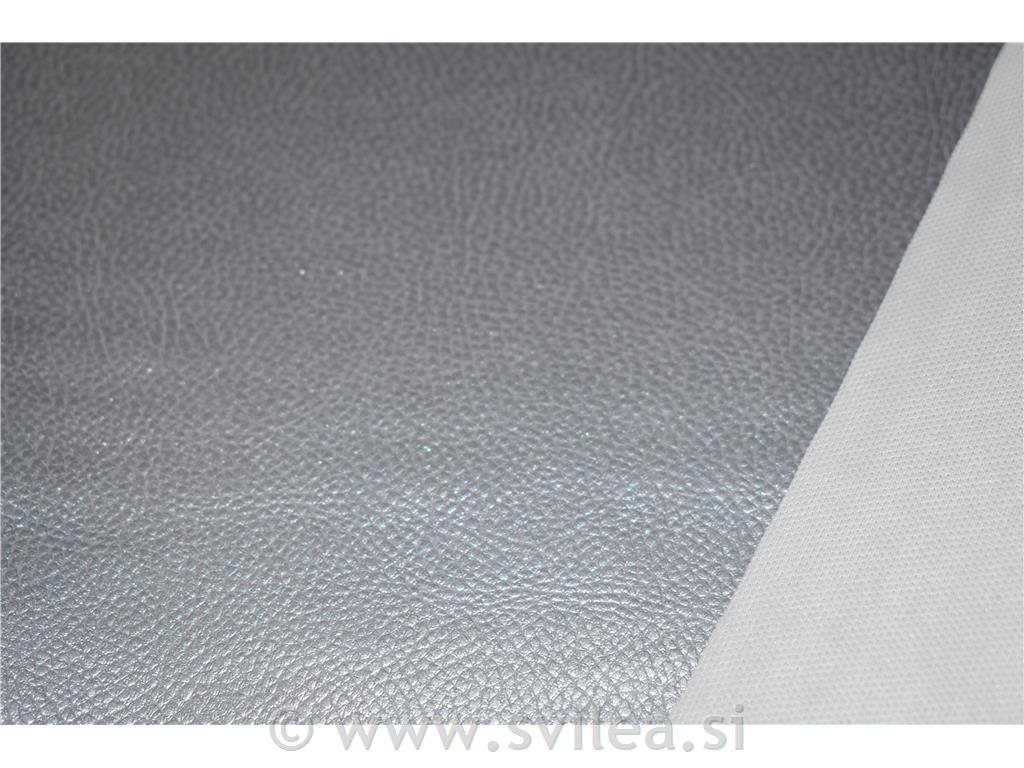 Umetno usnje - srebrna