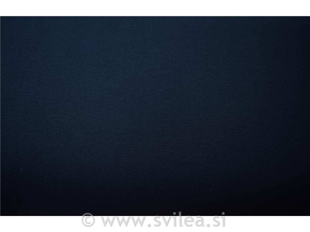 Bombažni jersey - temno moder