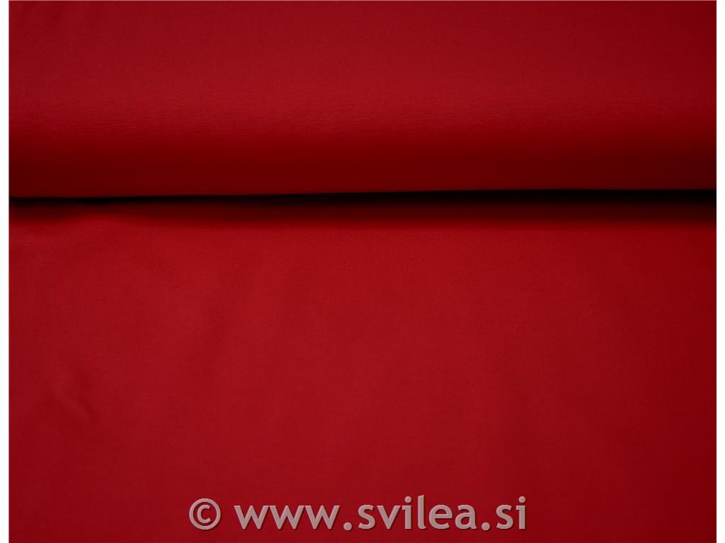 Bombažni jersey - rdeč