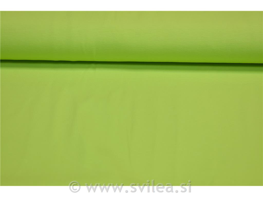 Bombažni jersey - fluorescentno zelen