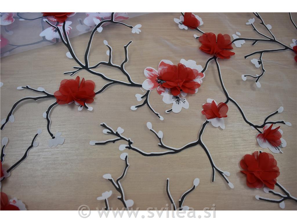 Organca - z rdečimi cvetovi