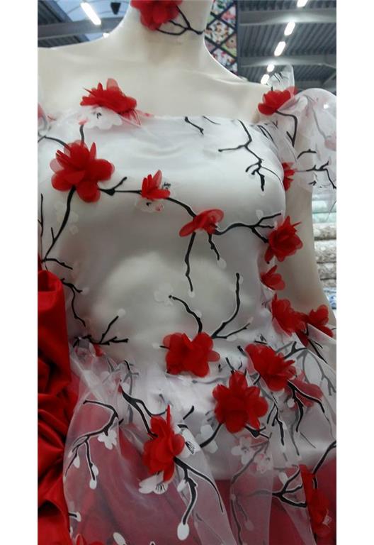 Organca - z rdečimi cvetovi