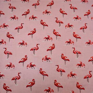 Lan z viskozo - flamingoti na roza