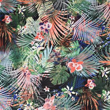 Jersey debelejši - barvni palmini listi